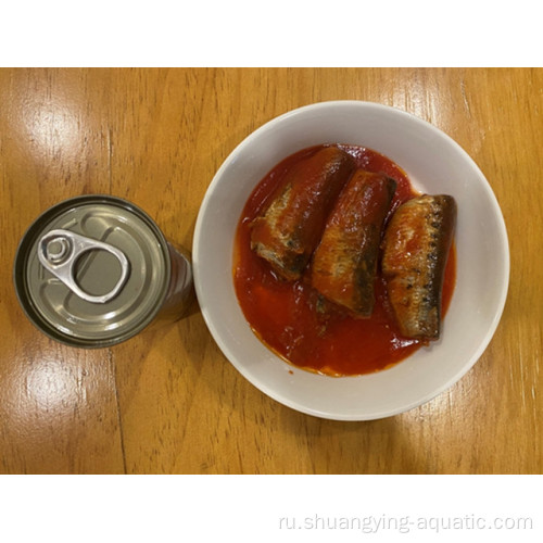 Сардина олова в томатном соусе со съемной крышкой